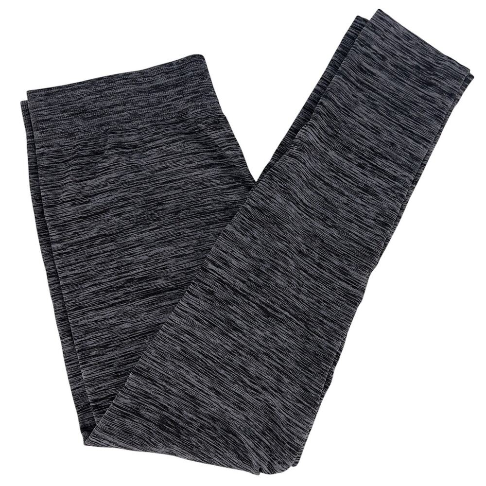Blue Star Clothing Company Fleece Lined Leggings Plus Size 1X/2X Gray Black